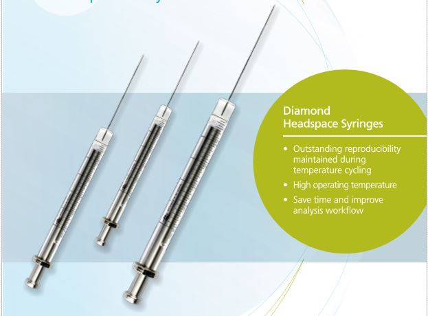 SGE Diamond Headspace Syringes Image